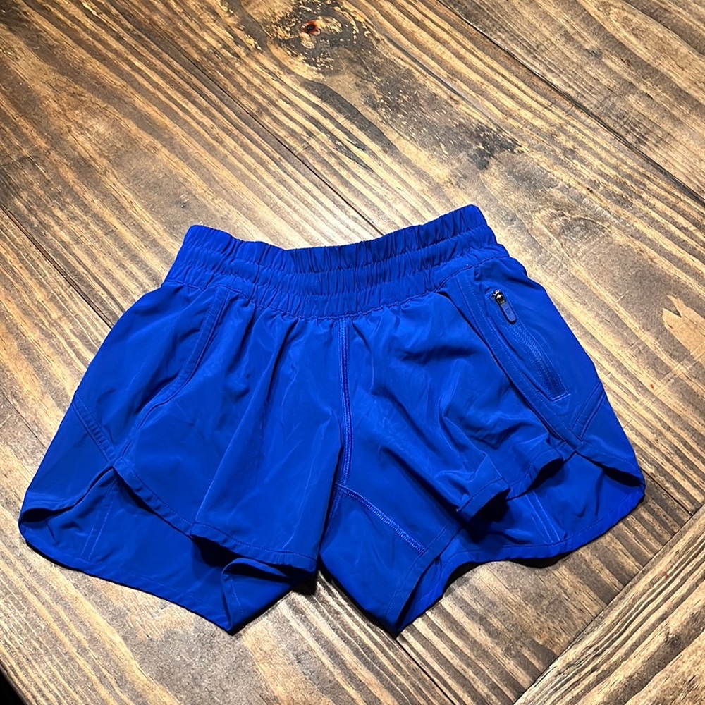 Royal blue Lululemon shorts